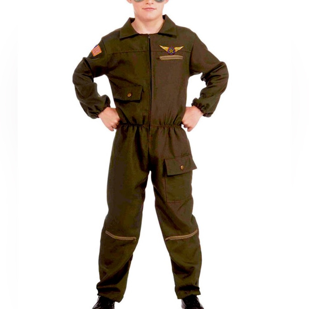 Boys Fighter Jet Pilot Costume Large (12-14)